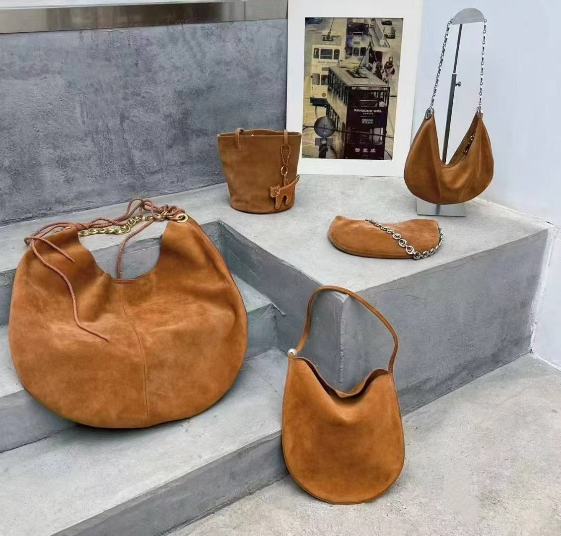 Cognac shoulder bag collection in the Sunchain photo collection