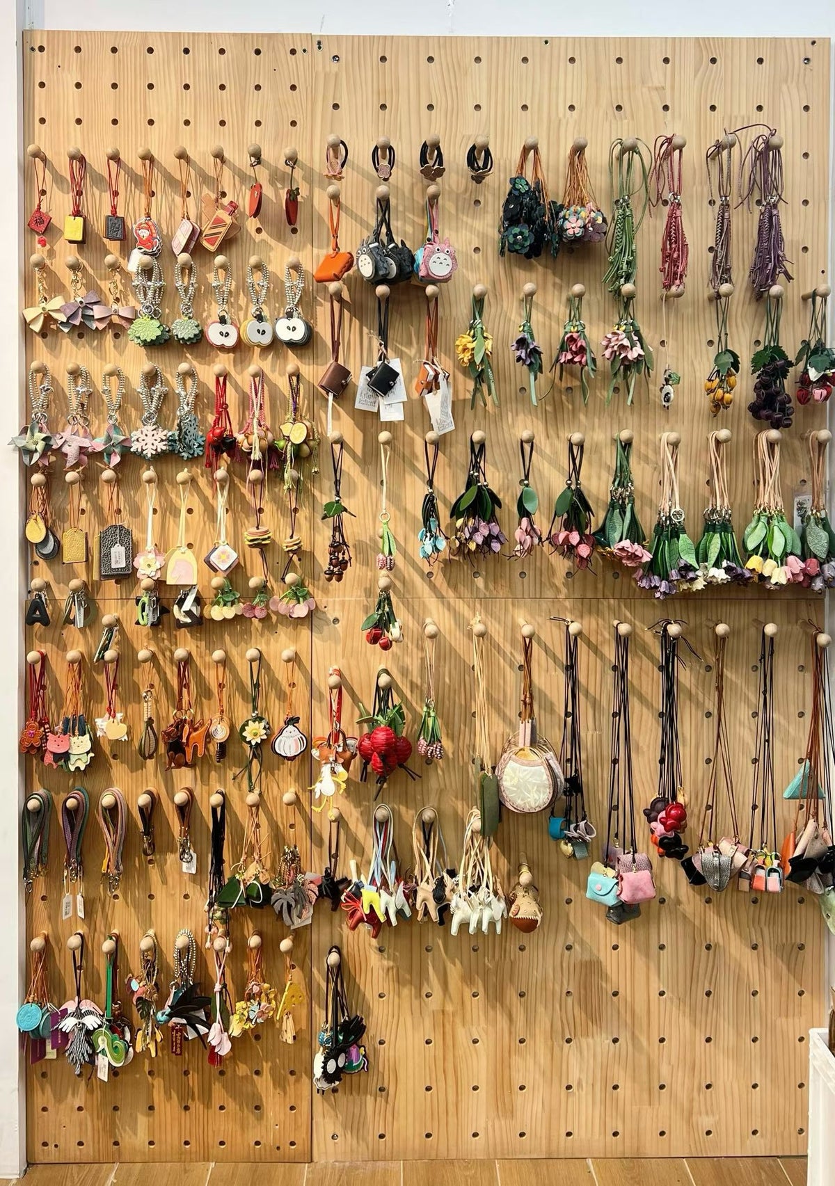 Colourful bag charms in the Sunchain photo collection